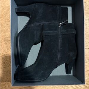 Aquatalia black suede boots